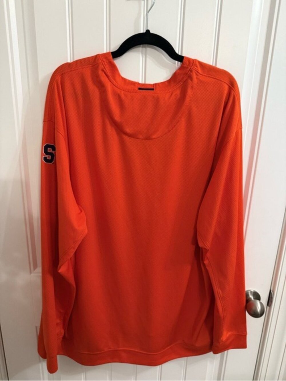 Nike Syracuse Orange Dri-FIT Pullover Sweatshirt Men’s XXL Orange Long Sleeve - Picture 2 of 9